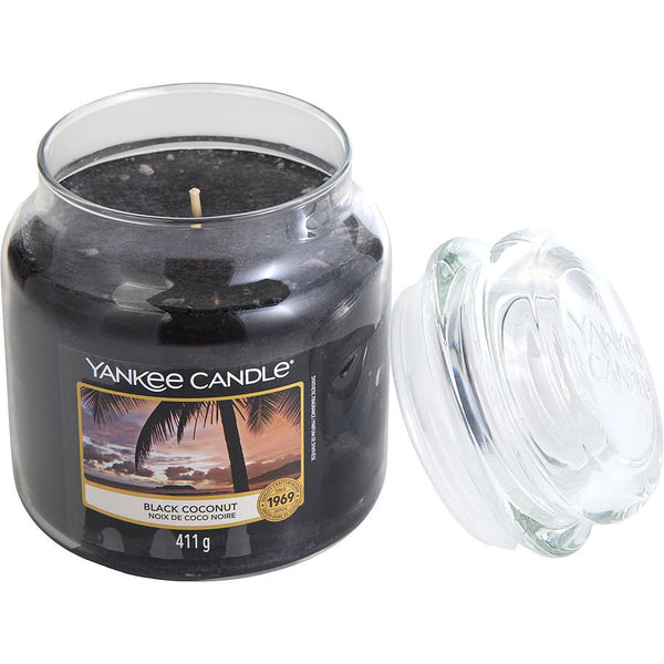 YANKEE CANDLE by Yankee Candle (UNISEX) - BLACK COCONUT SCENTED MEDIUM JAR 14.5 OZ