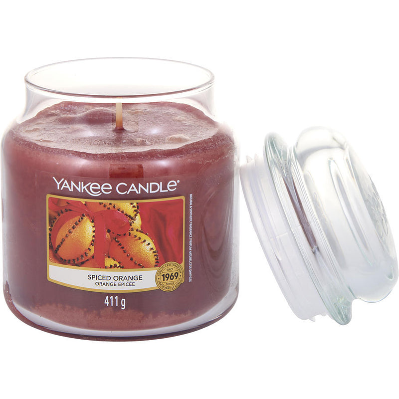 YANKEE CANDLE by Yankee Candle (UNISEX) - SPICED ORANGE SCENTED MEDIUM JAR 14.5 OZ