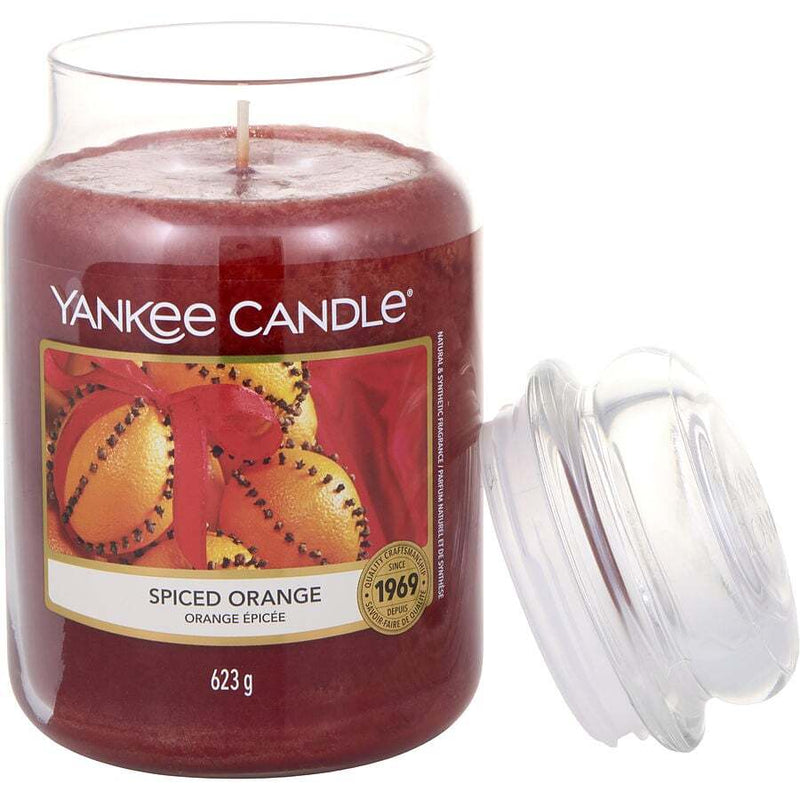 YANKEE CANDLE by Yankee Candle (UNISEX) - SPICED ORANGE SCENTED LARGE JAR 22 OZ