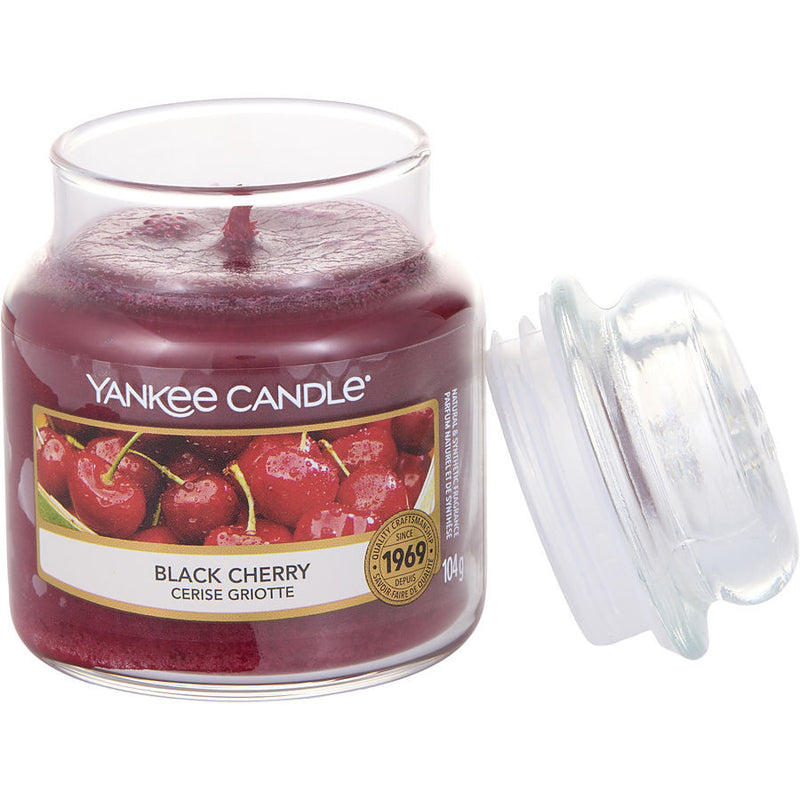 YANKEE CANDLE by Yankee Candle (UNISEX) - BLACK CHERRY SCENTED SMALL JAR 3.6 OZ