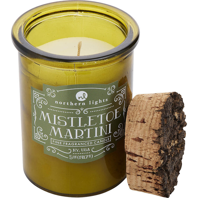 MISTLETOE MARTINI SCENTED by  (UNISEX) - SPIRIT JAR CANDLE - 5 OZ. BURNS APPROX. 35 HRS.