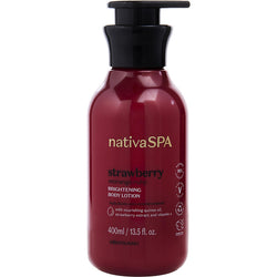 Nativa Spa by Nativa Spa (UNISEX) - Strawberry Brightening Body Lotion --400ml/13.5oz