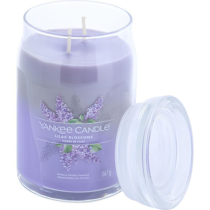 YANKEE CANDLE by Yankee Candle (UNISEX) - LILAC BLOSSOMS SCENTED LARGE JAR 22 OZ