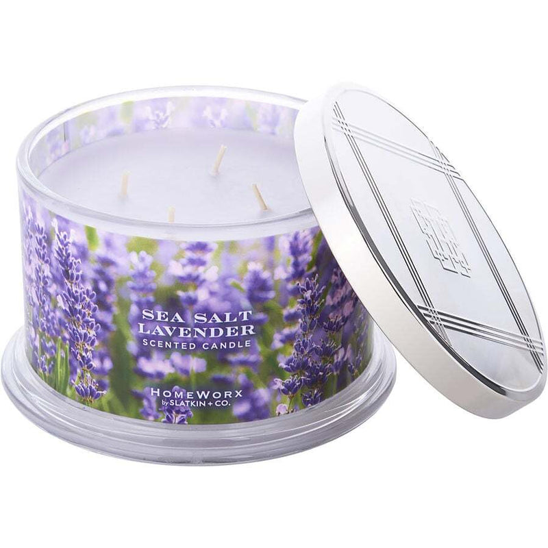 HOMEWORX SEA SALT LAVENDER by Slatkin + Co. (UNISEX) - SCENTED CANDLE 18 OZ