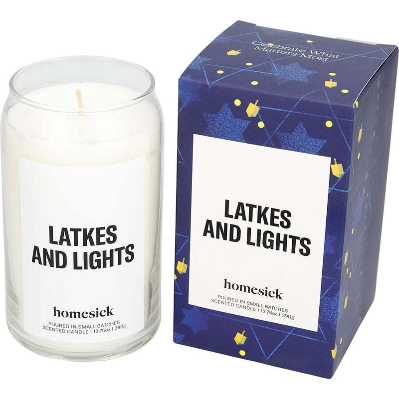 HOMESICK LATKES AND LIGHTS by Homesick (UNISEX) - SCENTED CANDLE 13.75 OZ