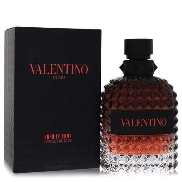 Valentino Uomo Born in Roma Coral Fantasy by Valentino Eau De Toilette Spray 3.4 oz (Men)