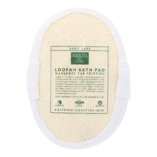 Earth Therapeutics Loofah Bath Pad - 1 Pad