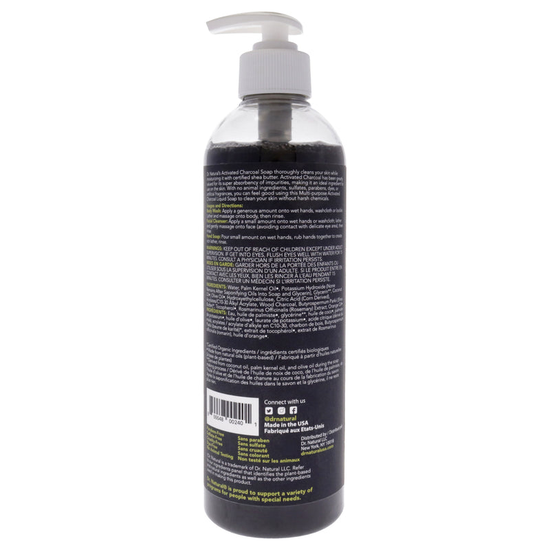 Activated Charcoal Liquid Soap - Citrus