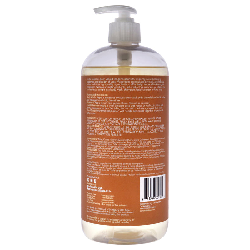 Castile Liquid Soap - Almond